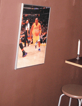 poster of a basketbal player